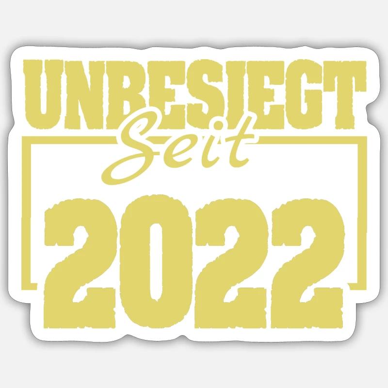 2022 - Sticker taille S (10 x 10 cm) - blanc mat