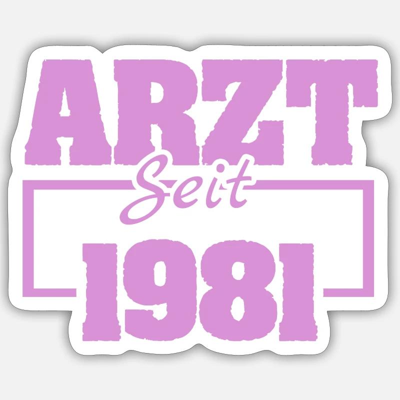 1981 Sticker size S (10 x 10 cm)