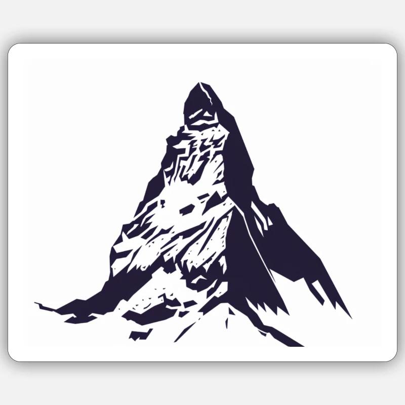 Dynamic Mountain Sticker size S (10 x 10 cm)