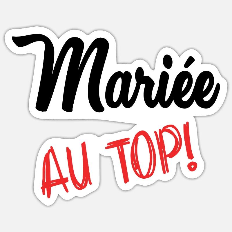 FUTURE MARIEE Sticker taille S (10 x 10 cm)