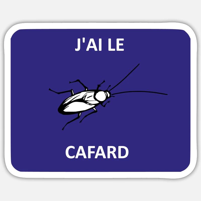 I'm feeling downhill - Sticker size S (10 x 10 cm) - white matte