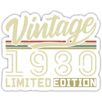 Legende seit 1980 Geboren 1980 Geburtstag 44 Jahre - Sticker Größe S (10 x 10 cm) - Mattweiß - Vorne