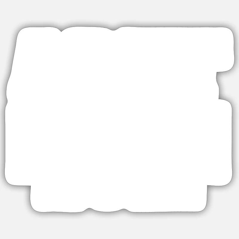 2012 - Sticker taille S (10 x 10 cm) - blanc mat