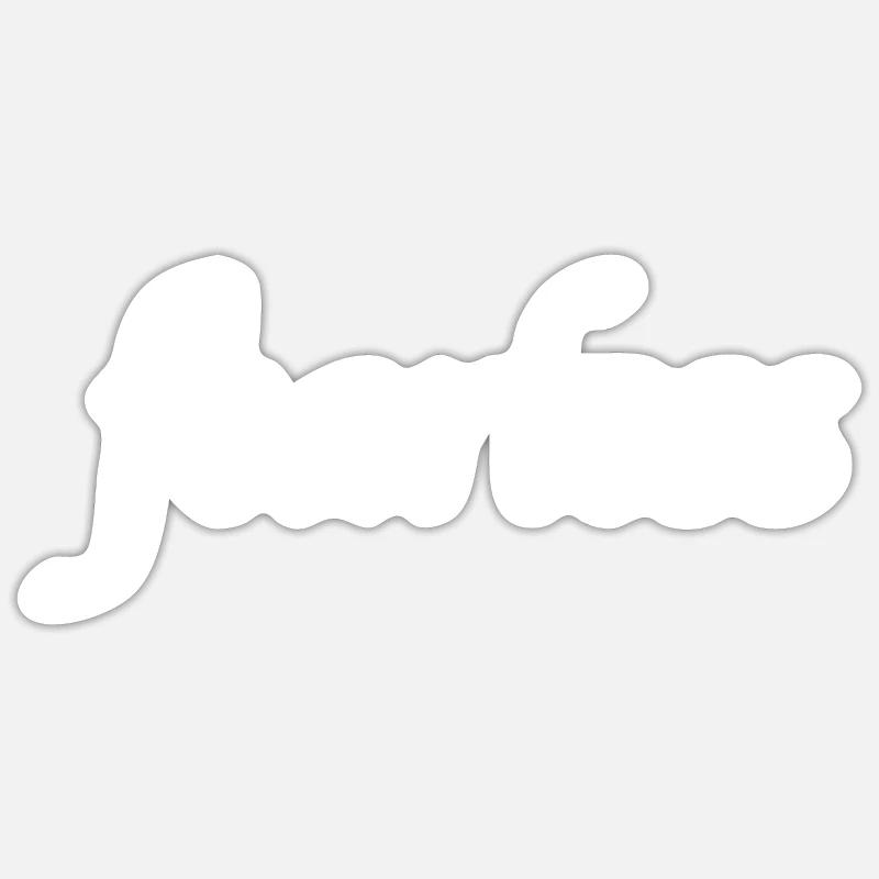 Fearless - Sticker size S (10 x 10 cm) - white matte