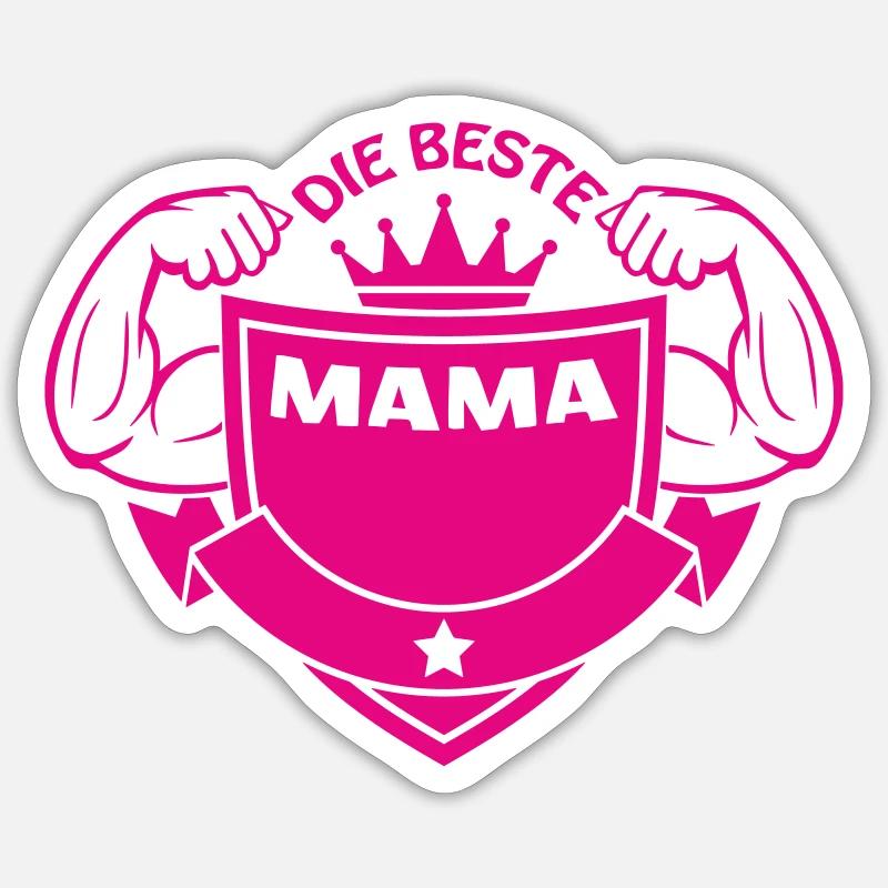 DIE BESTE MAMA Sticker size S (10 x 10 cm)