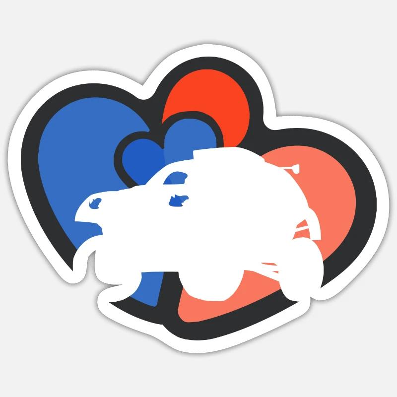 Sticker taille S (10 x 10 cm) - 