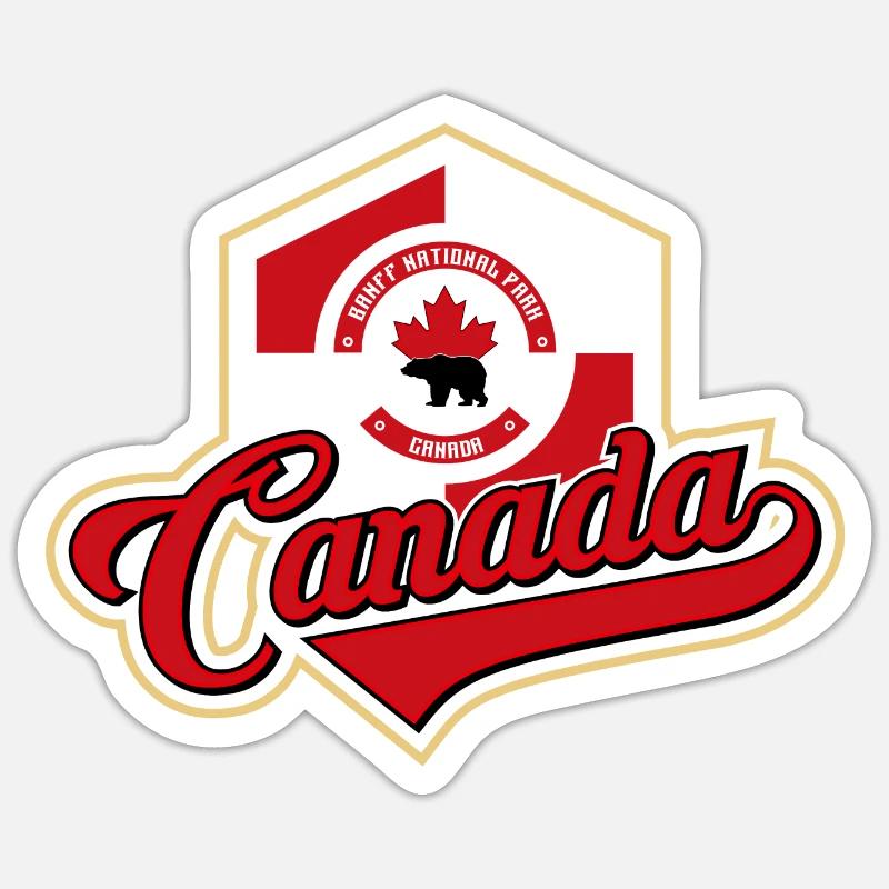 Canada - Sticker size S (10 x 10 cm) - white matte