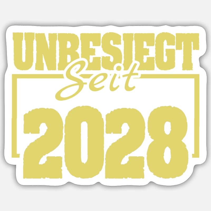 2028 Sticker taille S (10 x 10 cm)