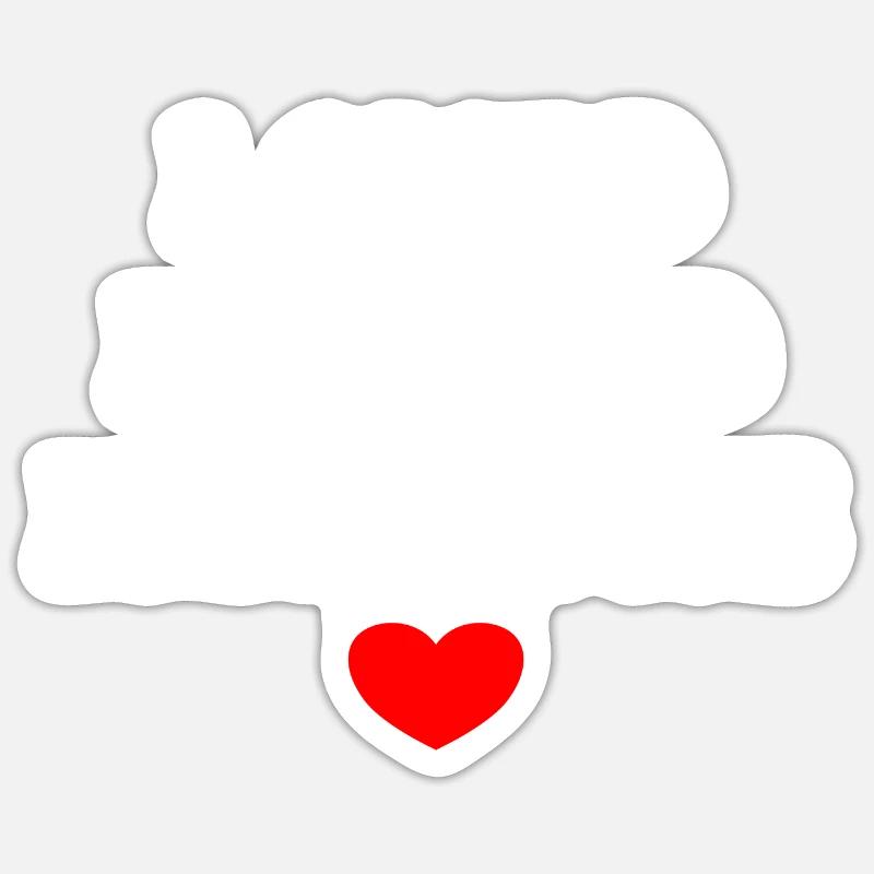 Loved Beyond Measure - Sticker size S (10 x 10 cm) - white matte