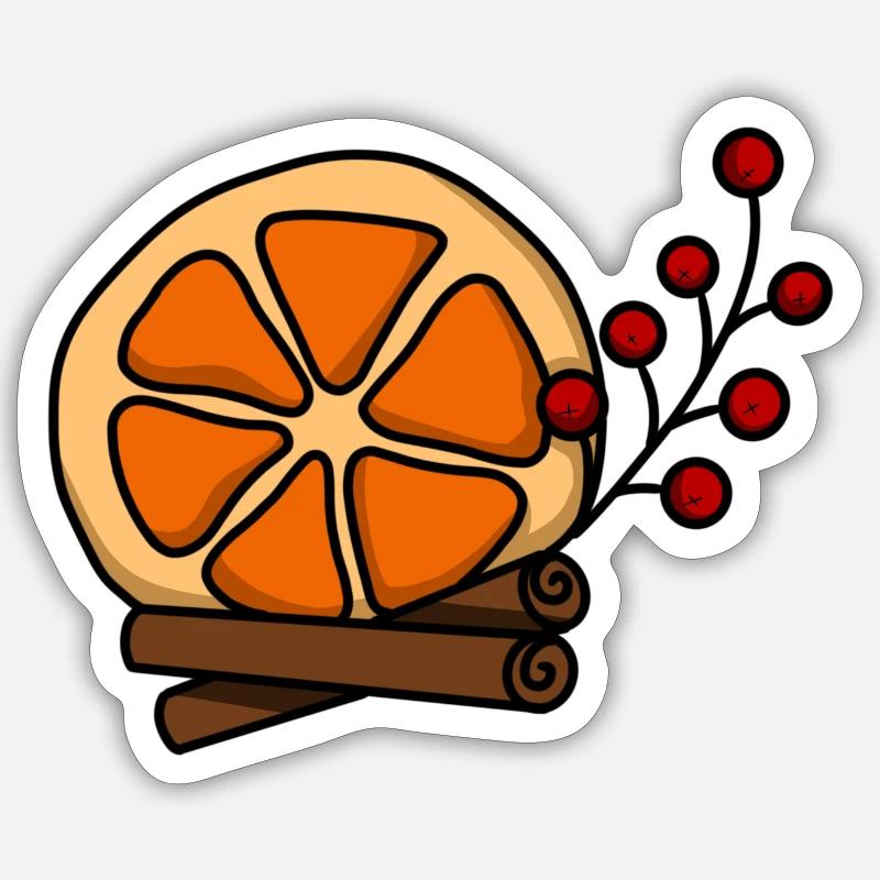 Herbst Sticker Größe S (10 x 10 cm)