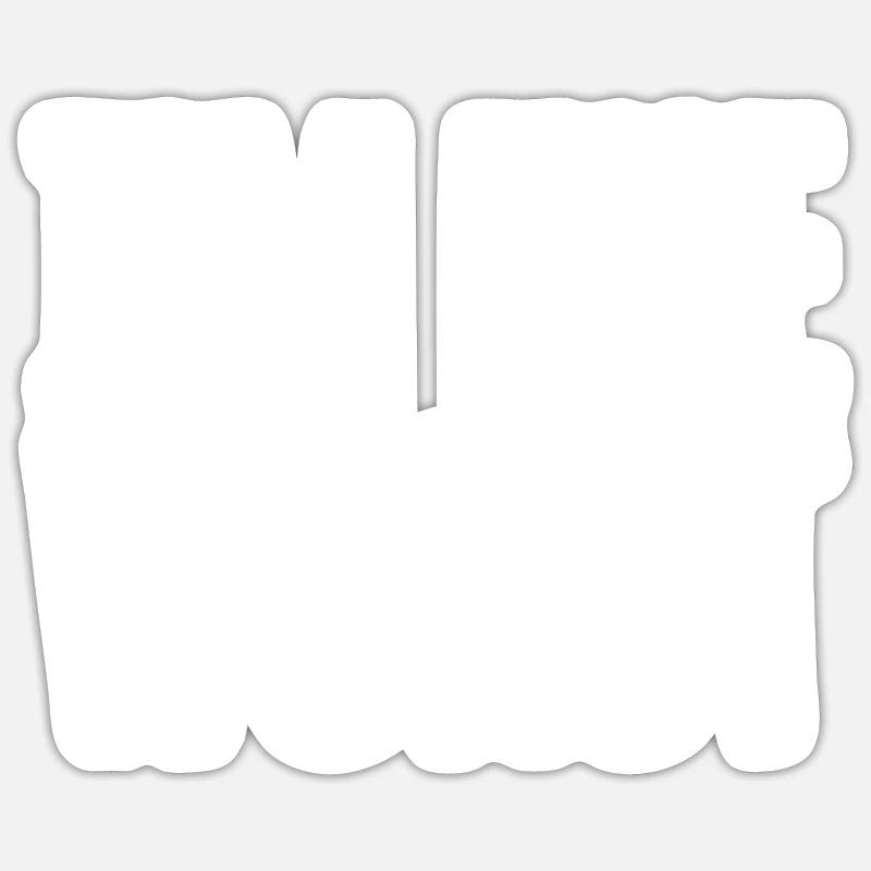 I'm The Wurst 3 - Sticker Größe S (10 x 10 cm) - Mattweiß