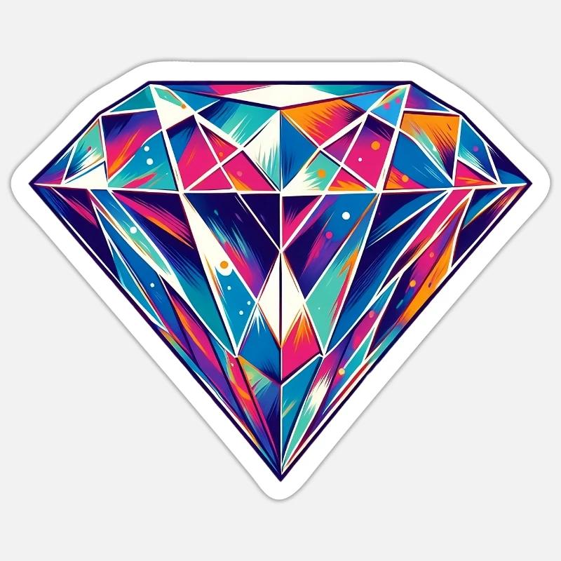 Diamond Sticker size S (10 x 10 cm)
