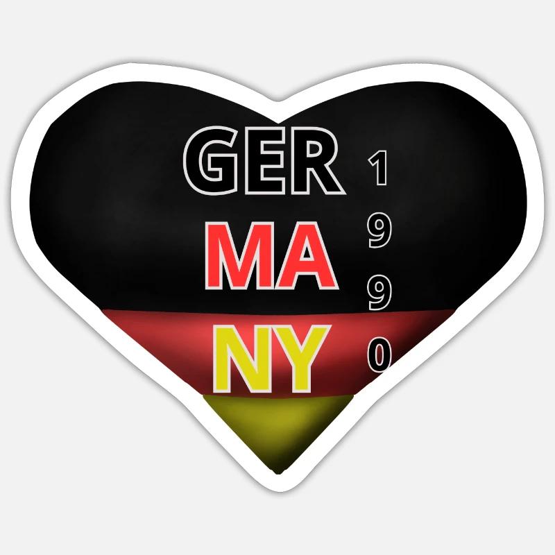 Germany Sticker taille S (10 x 10 cm)