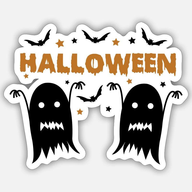 Halloween Sticker taille S (10 x 10 cm)