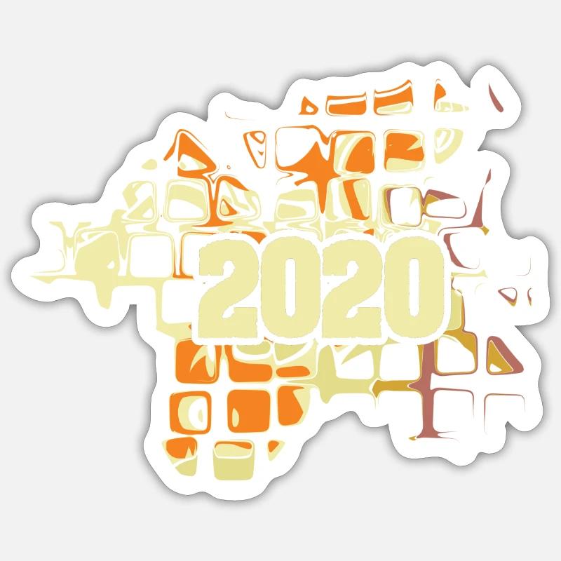 2020 Sticker Größe S (10 x 10 cm)