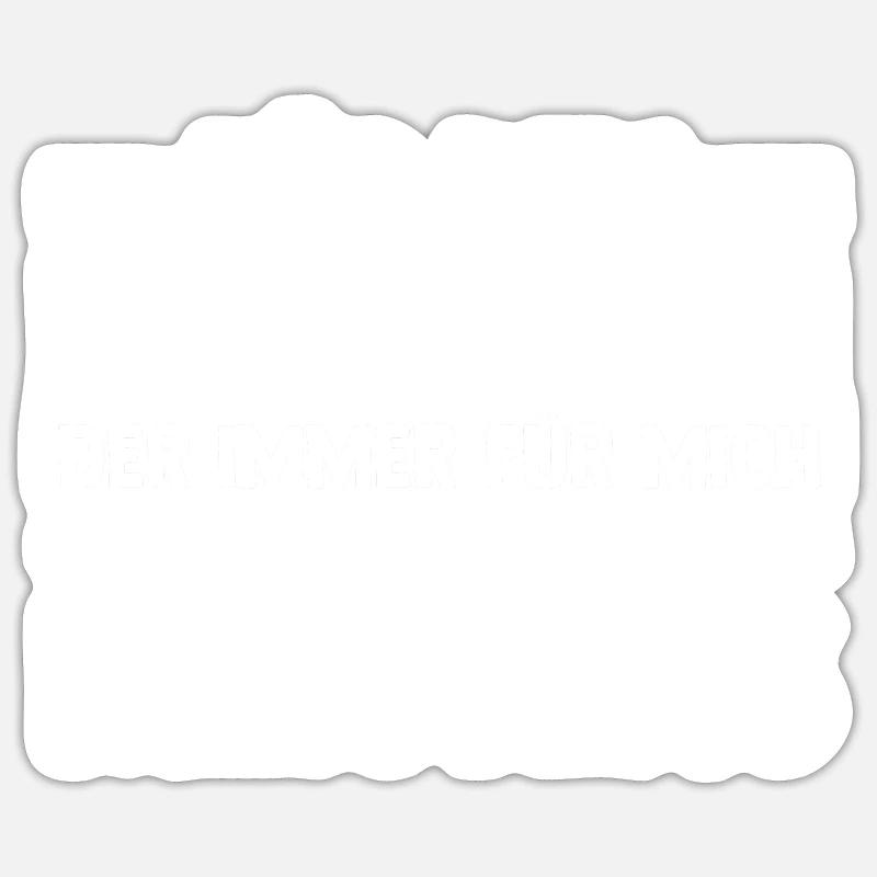 Nachbarschaft Bester Nachbar - Sticker Größe S (10 x 10 cm) - Mattweiß