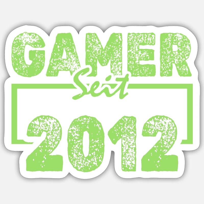 2012 - Sticker size S (10 x 10 cm) - white matte