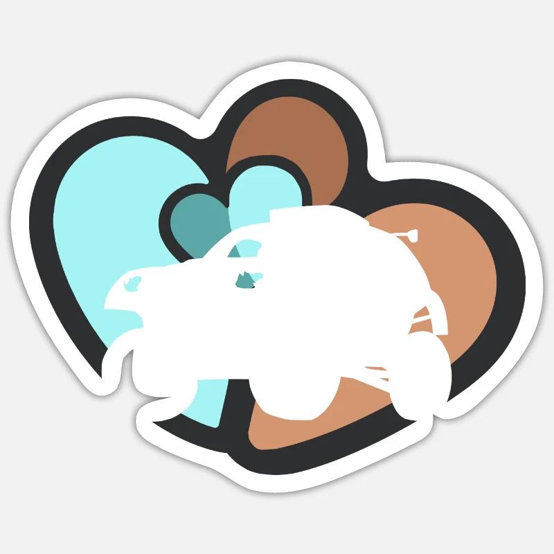 Sticker taille S (10 x 10 cm) - 