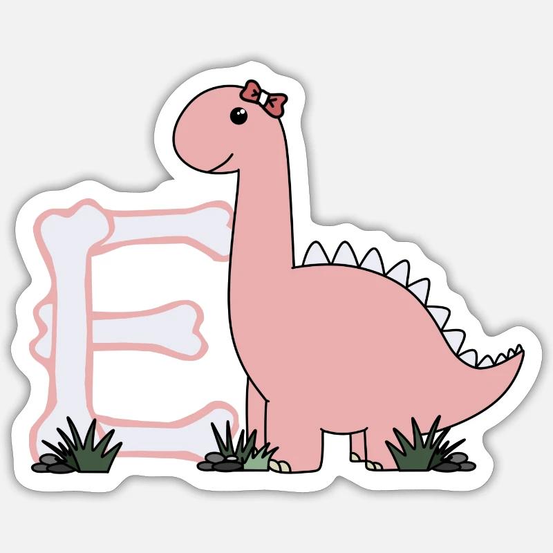 Letter E Sticker size S (10 x 10 cm)