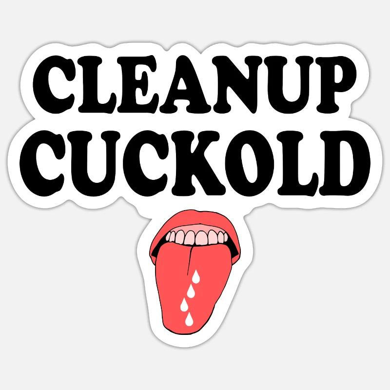 cuckold Sticker Größe S (10 x 10 cm)