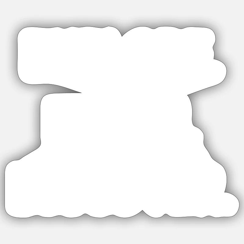 CONCEPTION DE VOYAGE SIMPLE - Sticker taille S (10 x 10 cm) - blanc mat