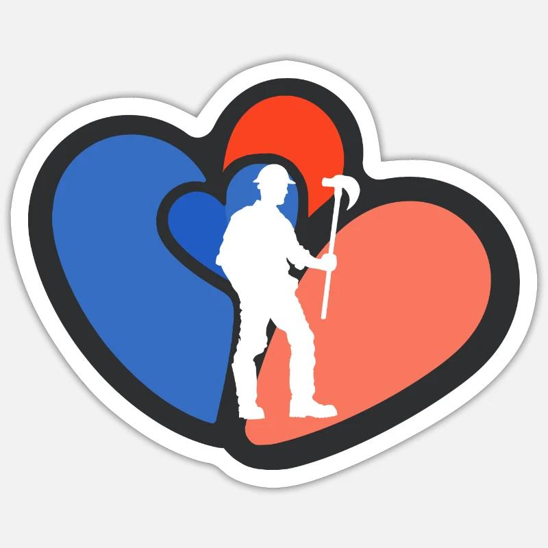 mine miner miner Sticker size S (10 x 10 cm)