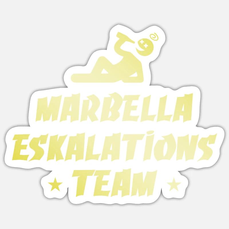 Marbella Escalation Sticker size S (10 x 10 cm)