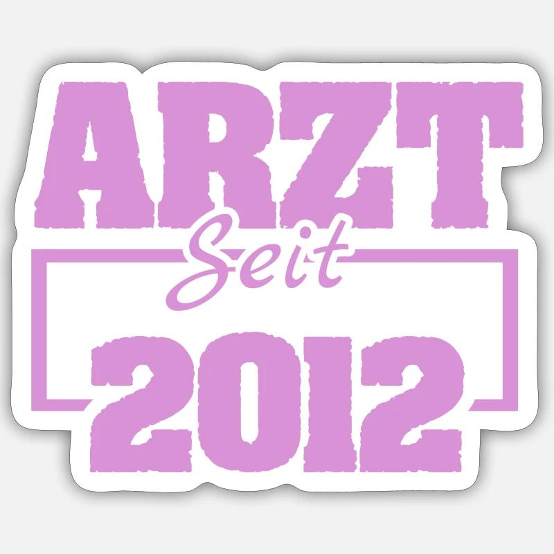 ENT 2012 - Sticker size S (10 x 10 cm) - white matte