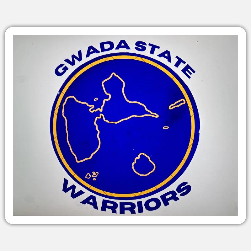 Gwada State Sticker taille S (10 x 10 cm)