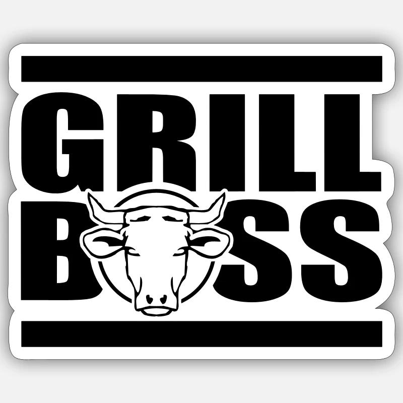 grill Sticker size S (10 x 10 cm)