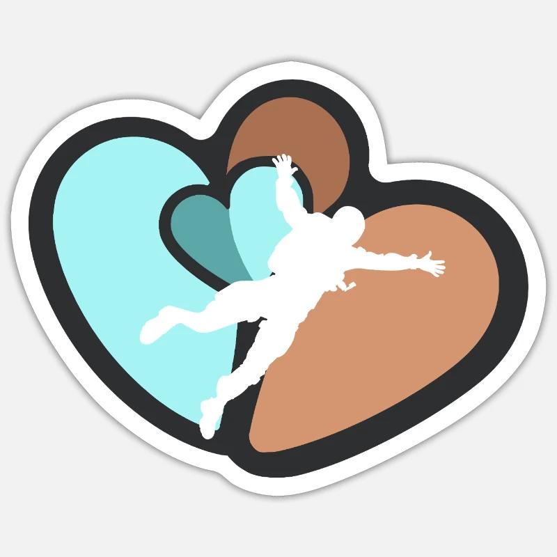 Skydive Air Sticker size S (10 x 10 cm)