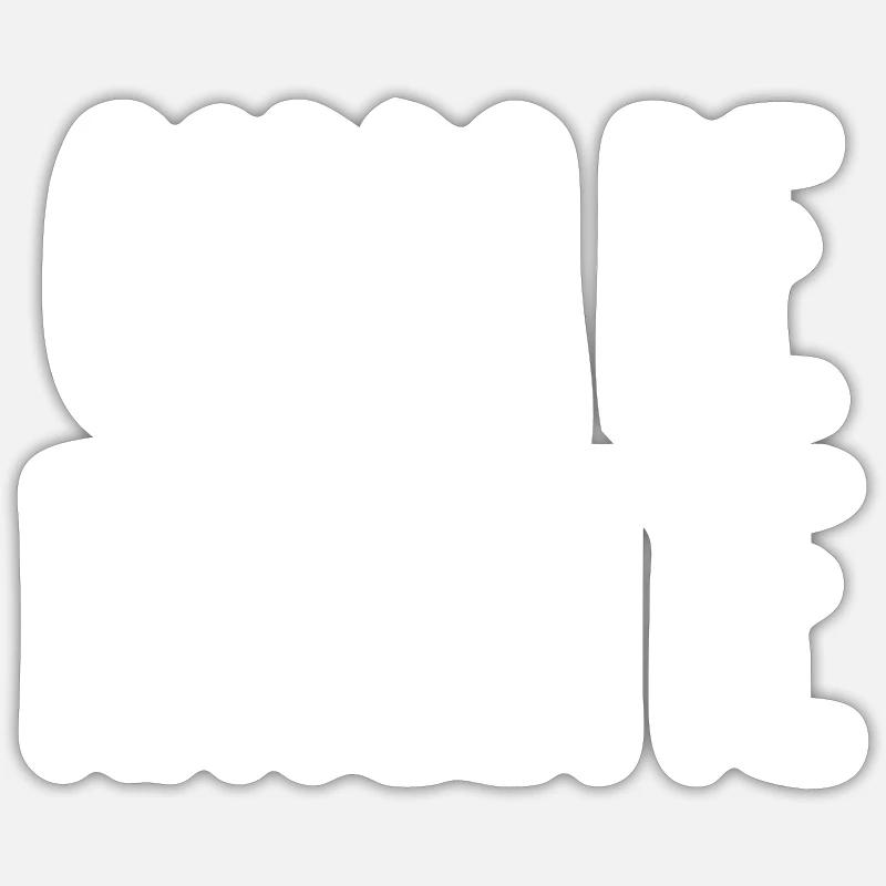 corps de raclette Sticker taille S (10 x 10 cm)