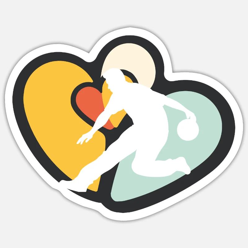 Frappe du lanceur - Sticker taille S (10 x 10 cm) - blanc mat