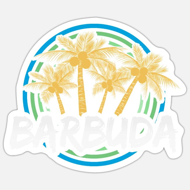 Gift for Barbuda Sticker size S (10 x 10 cm)