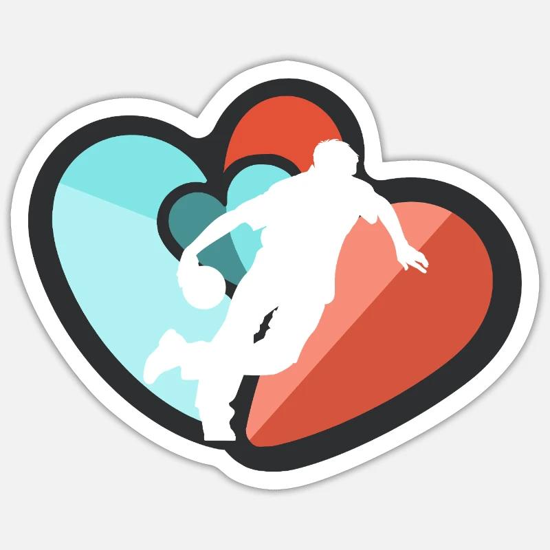 Bowling Bowler - Sticker taille S (10 x 10 cm) - blanc mat