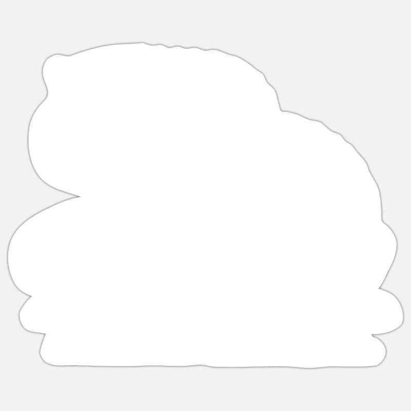 Leopard gecko - Sticker size S (10 x 10 cm) - white matte
