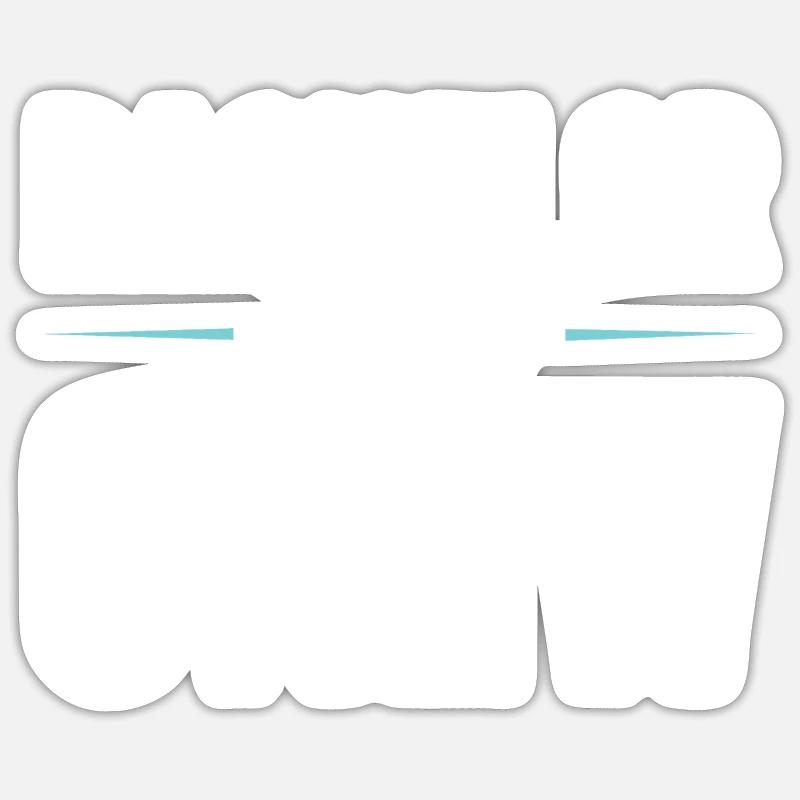 Bachelor Crew - Sticker Größe S (10 x 10 cm) - Mattweiß