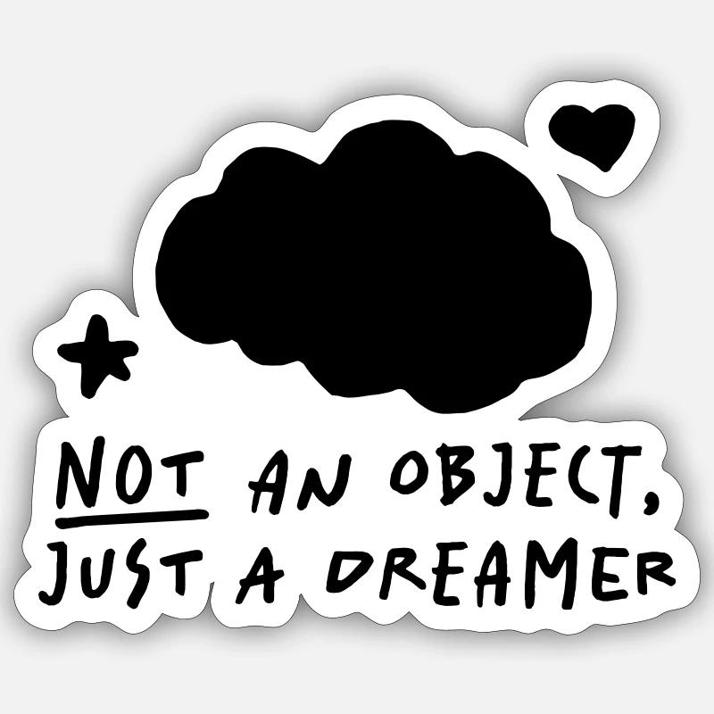 not an object Sticker Größe S (10 x 10 cm)