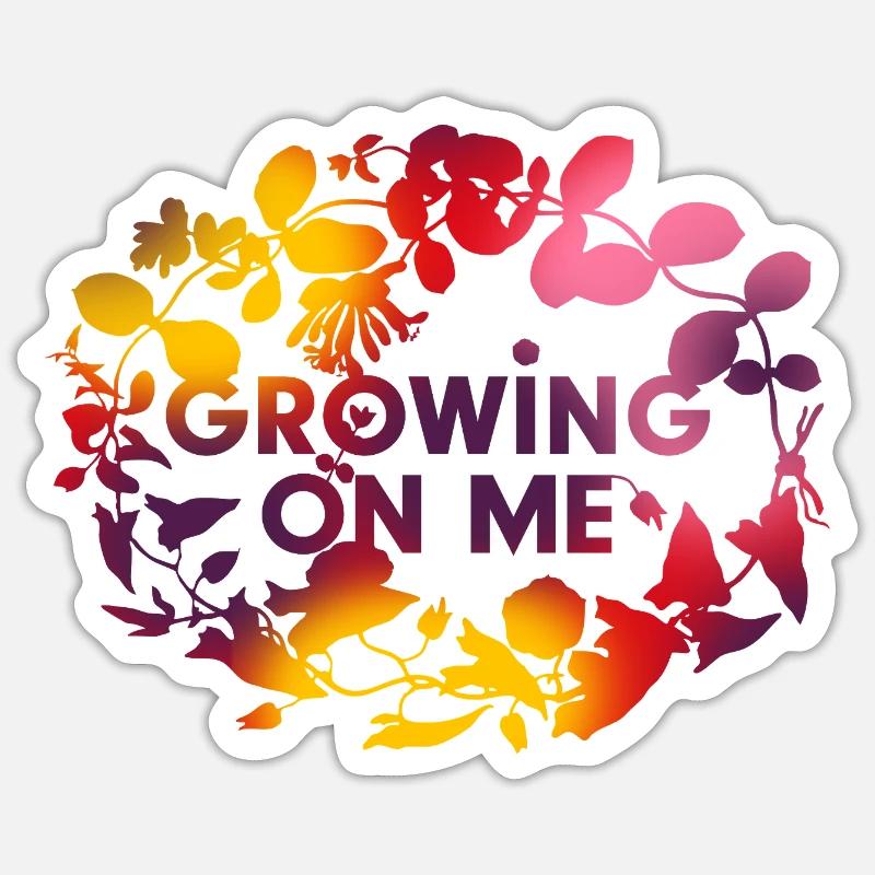 Growing connection Sticker size S (10 x 10 cm)