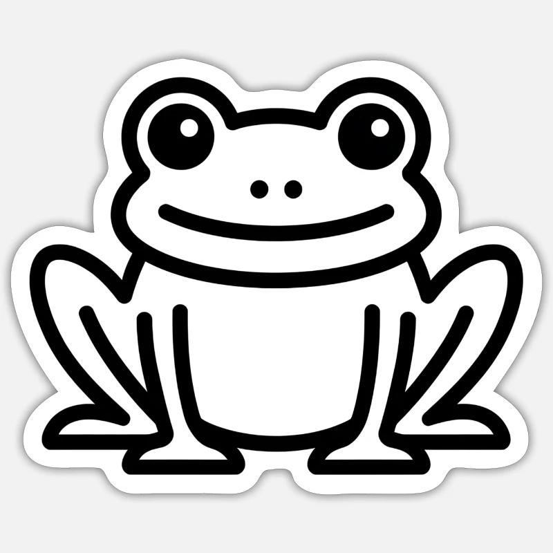 crapaud Sticker taille S (10 x 10 cm)