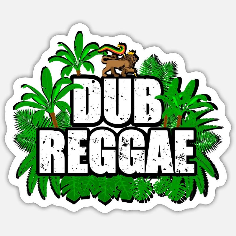 Reggae Dub Sticker Größe S (10 x 10 cm)