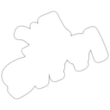 Ya Sippi - Sticker Größe S (10 x 10 cm) - Mattweiß - Vorne