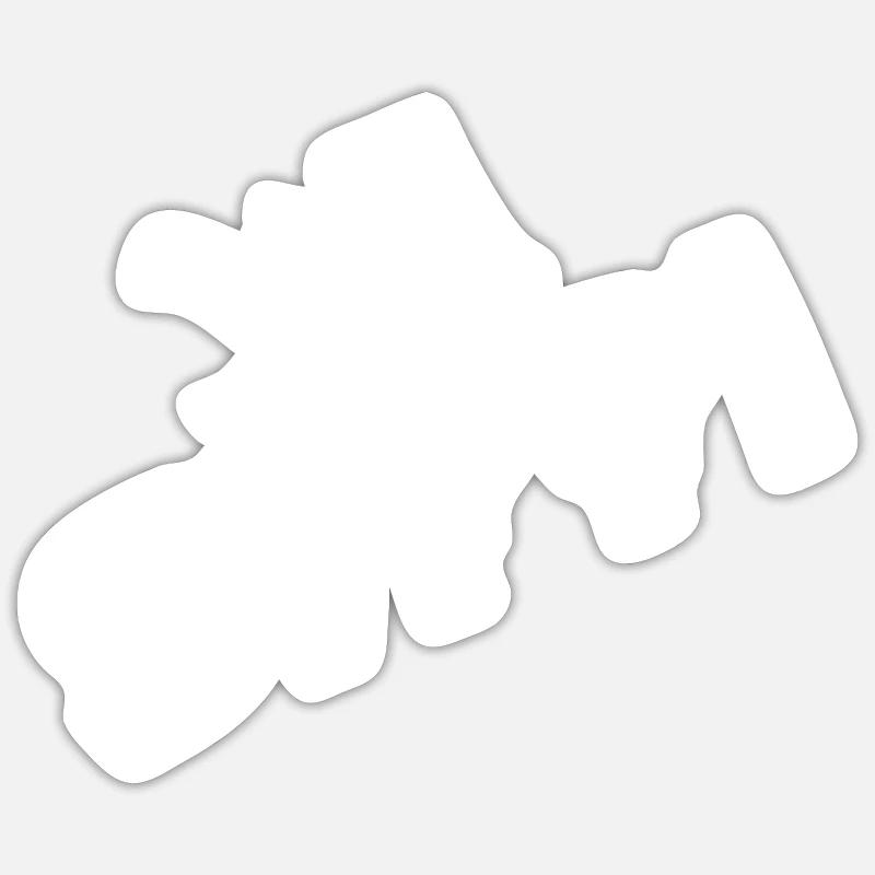 Ya Sippi - Sticker Größe S (10 x 10 cm) - Mattweiß