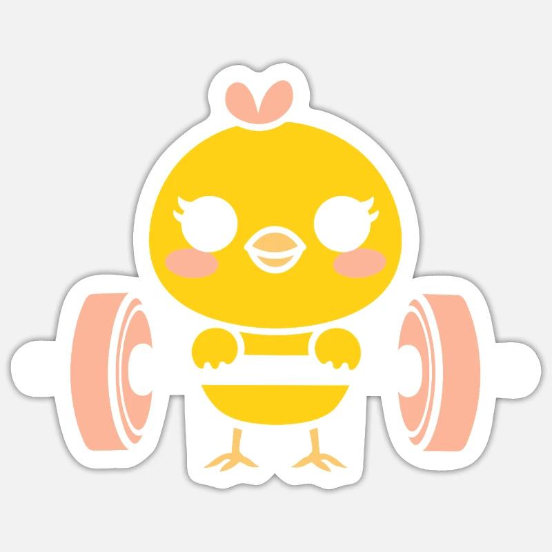 musculation Sticker taille S (10 x 10 cm)