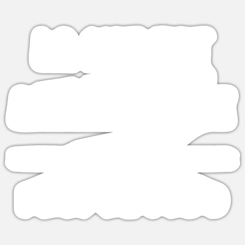 Prof de judo - Sticker taille S (10 x 10 cm) - blanc mat