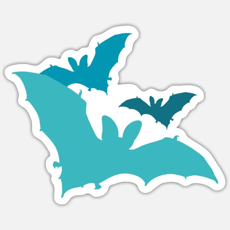 Fledermäuse Sticker Größe S (10 x 10 cm)