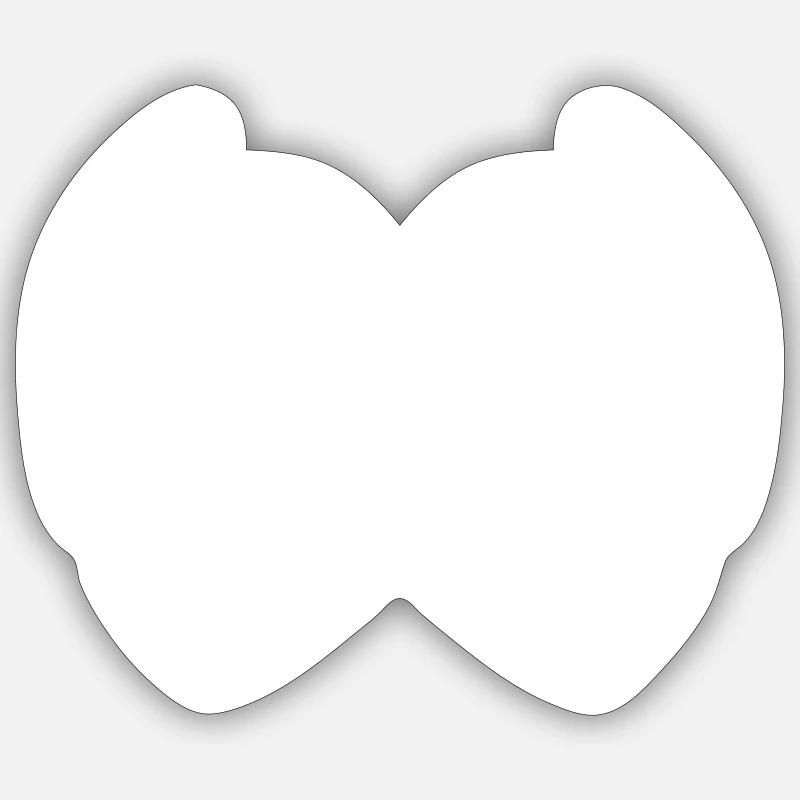 Diver icon - Sticker size S (10 x 10 cm) - white matte