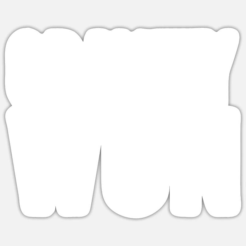 Gravity Won Bold Statement Humor Tee Sticker size S (10 x 10 cm)