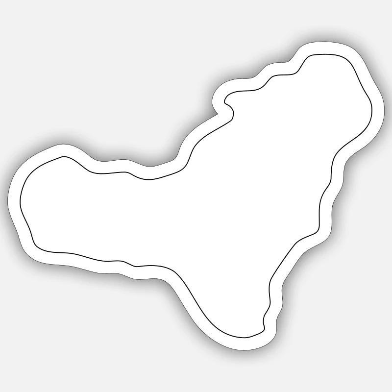 El Hierro - Sticker size S (10 x 10 cm) - white matte