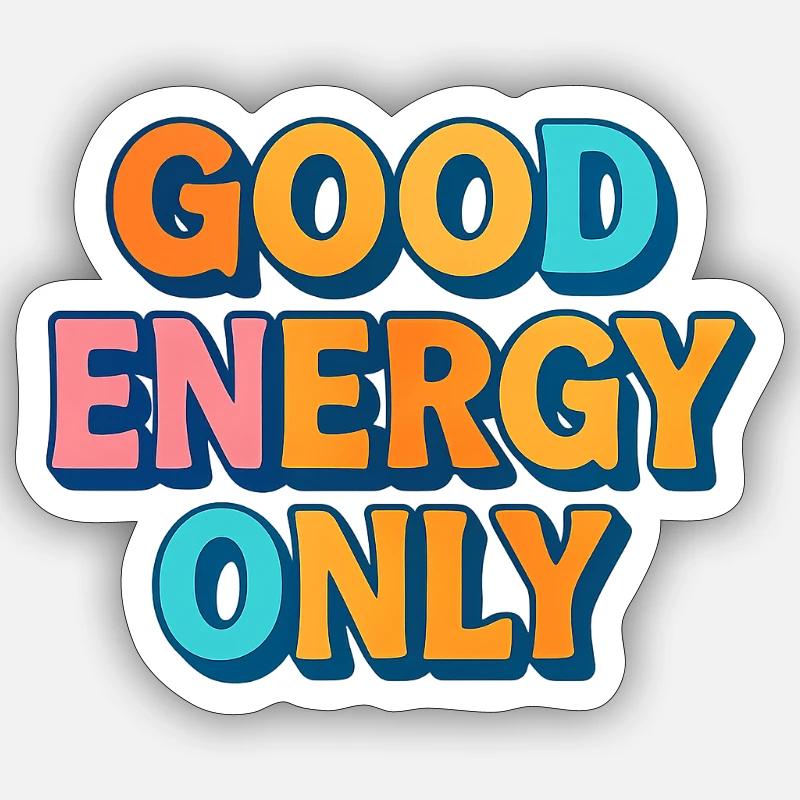 Good - Sticker size S (10 x 10 cm) - white matte